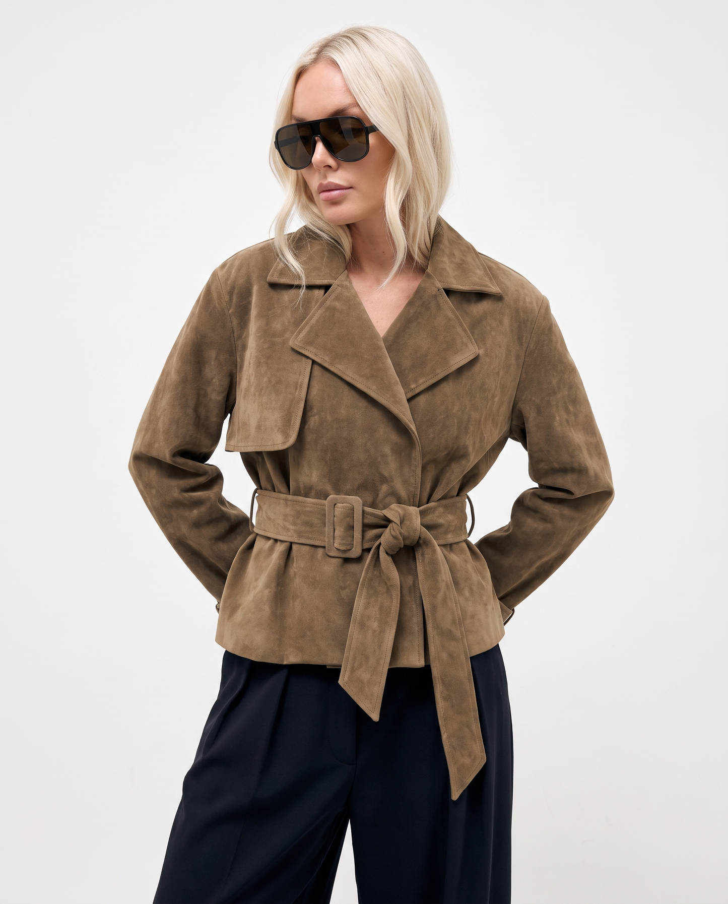 Trenchcoat mocka jacka I Beige
